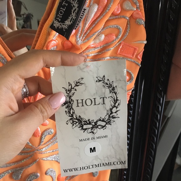 Holt Miami MEGHAN IN ORANGE mini dress - Medium - Picture 6 of 6